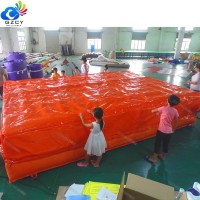 China exported pvc inflatable stunting air bag, jumping air bag, inflatable stunt jump game