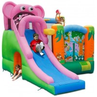 Kids Bouncy Castle Indoor Outdoor Bounce House with Slide Inflatable Bouncy Castle Jump Castle with Air Blower