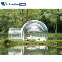 Hot sale durable 0.8-1.0mm PVC/TPU inflatable clear bubble tent