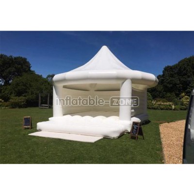 New Hot sell  white bouncy castle for wedding