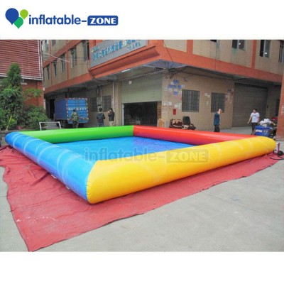 Free shipping pvc inflatable water pool square inflatable water pool for kids hot sale water equipment inflatable square pool