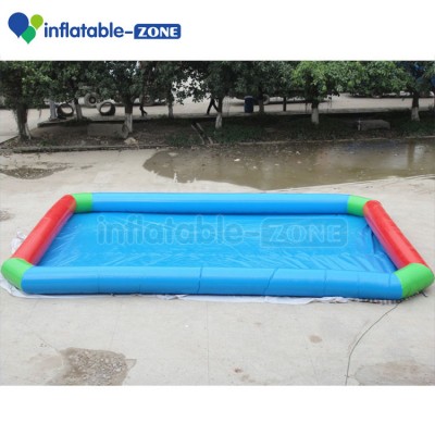 Inflatable Rectangular Pool red blue green color Square Inflatable Water Swimming Pool