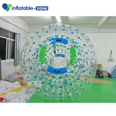 Crazy grass zorb ball, cheap grass inflatable body zorb ball, tpu inflatable human zorb ball