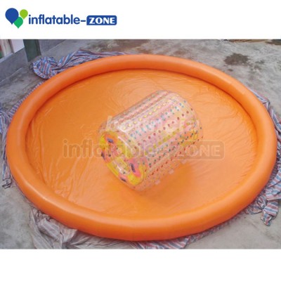 Hot sale round inflatable water pool, water inflatable pool for water roller