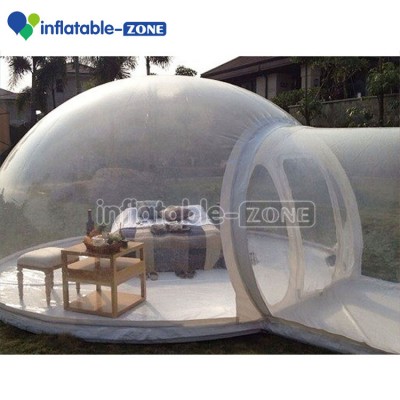 Outdoor inflatable clear bubble tent