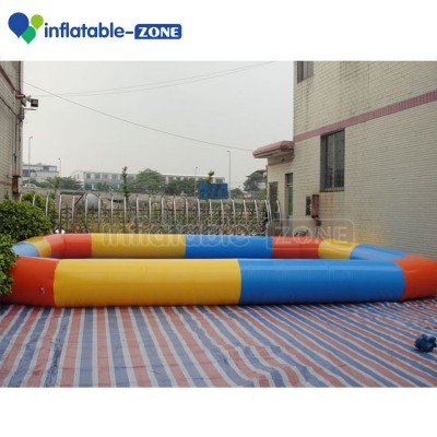 Simple design colorful inflatable pools, inflatable multicolor water pool for kids