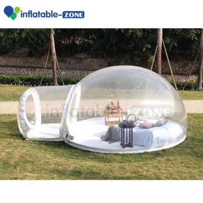 High quality inflatable clear dome tent transparent camping tent