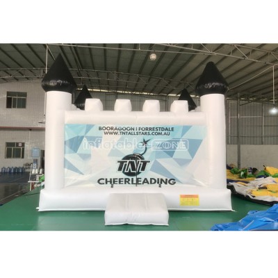 white bouncy castle custom-made manner jumping castle blow up bouncy castle