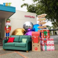 Hot sale Inflatable Mirror Balloon giant pvc inflatable mirror ball For Event Decoration