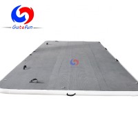 Gutefun customized 6m*3m large non-slip inflatable water floating mat