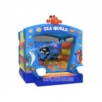 2020 hot sale sea world  inflatable bouncer jumping bouncy castle bounce house  for children